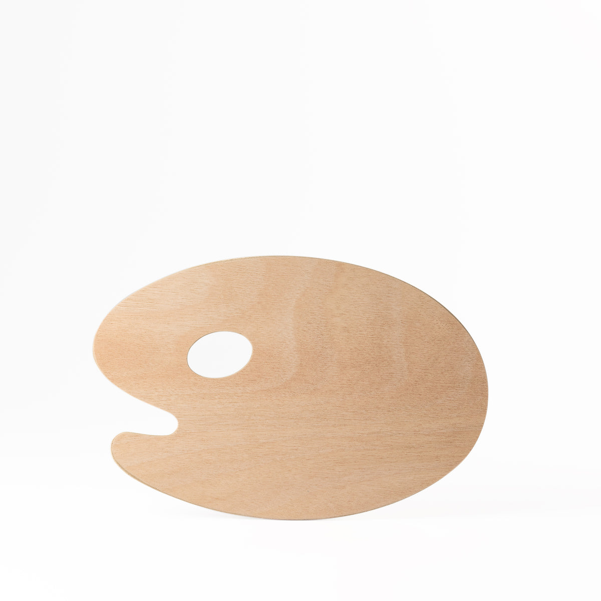 Palette en bois ovale
