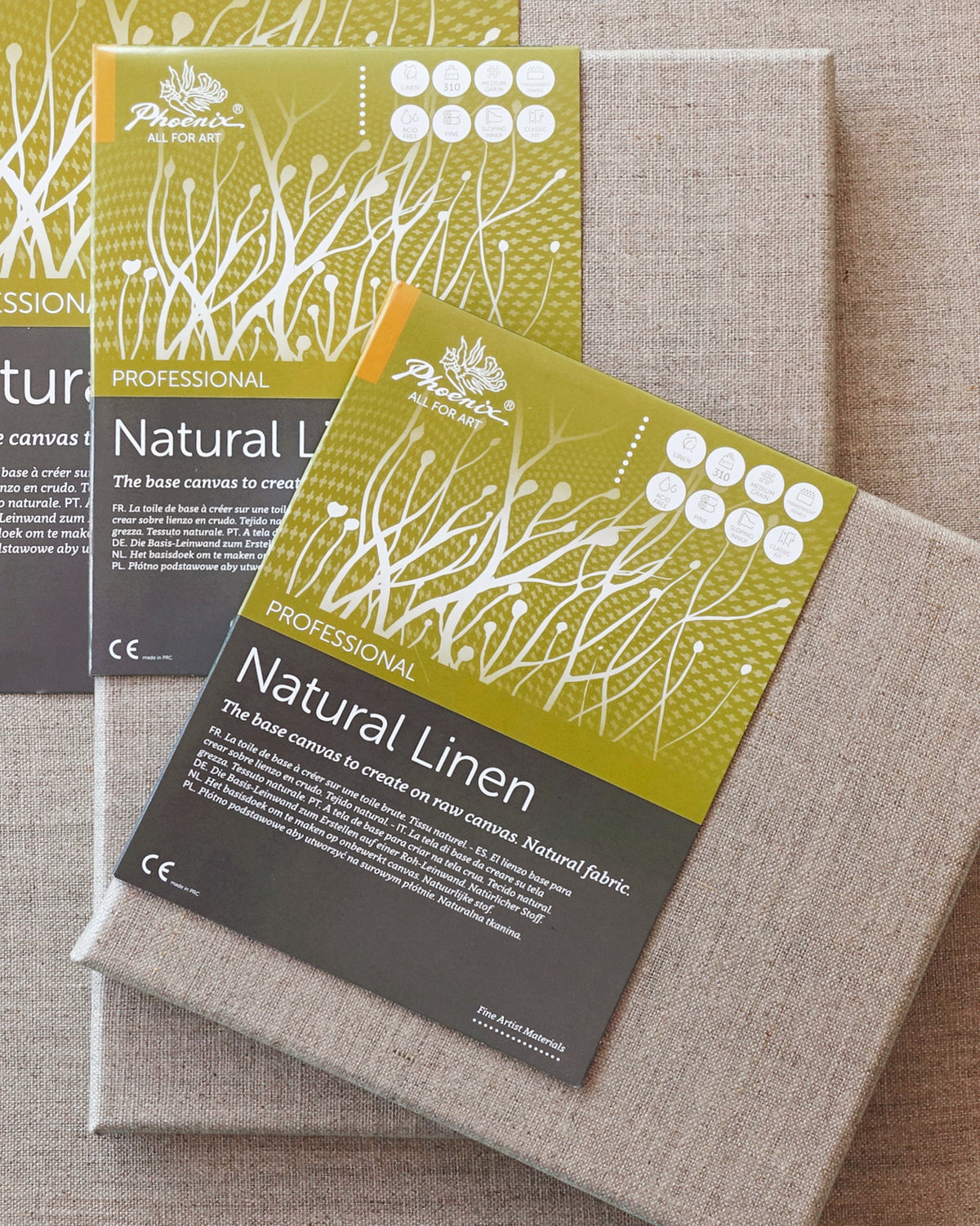 Natural Linen | 100% Linen | Medium Grain