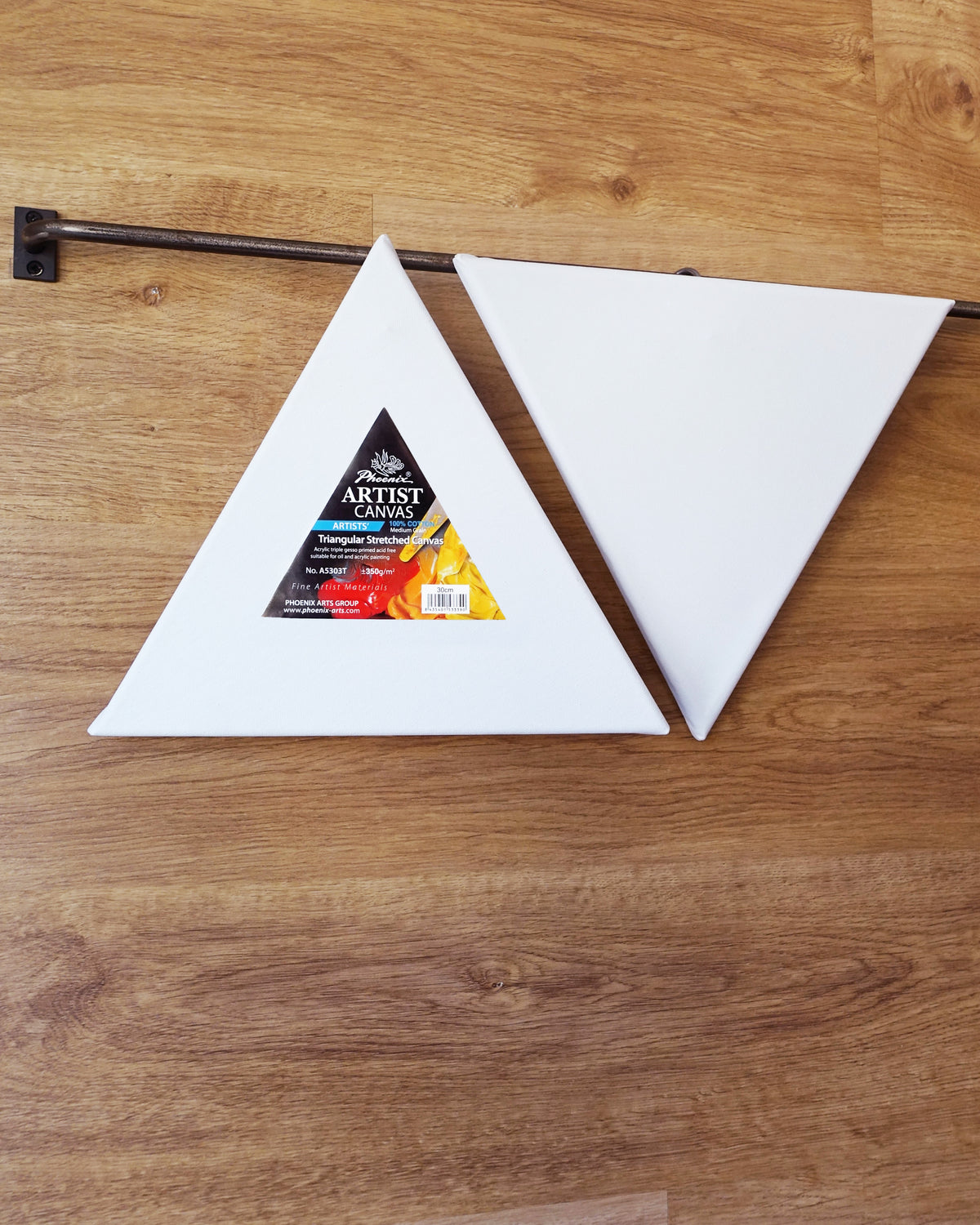 Triangular Stretched Canvas | 100% Cotton | Medium Grain