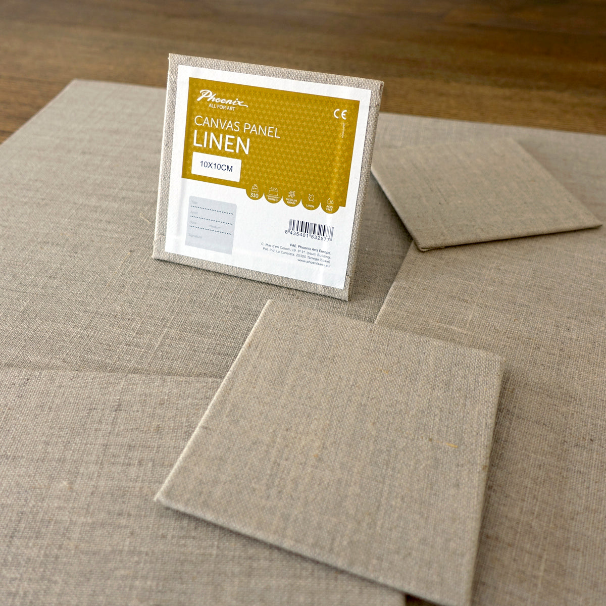 Linen Canvas Panel | Linen | Transparent Primed