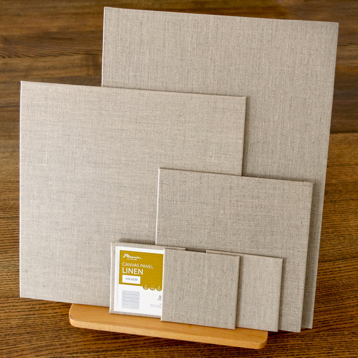 Linen Canvas Panel | Linen | Transparent Primed