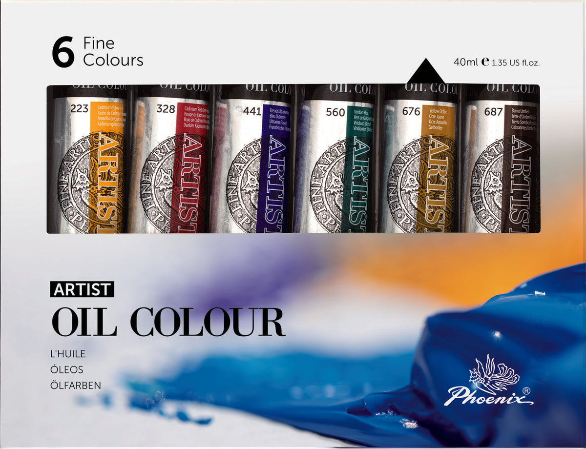 Artist | Oil Colour Set | 6 × 40 ml Tubes