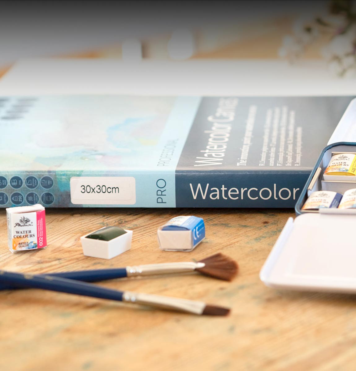 Watercolour Canvas | Préparé pour l’aquarelle | Grain extra-fin