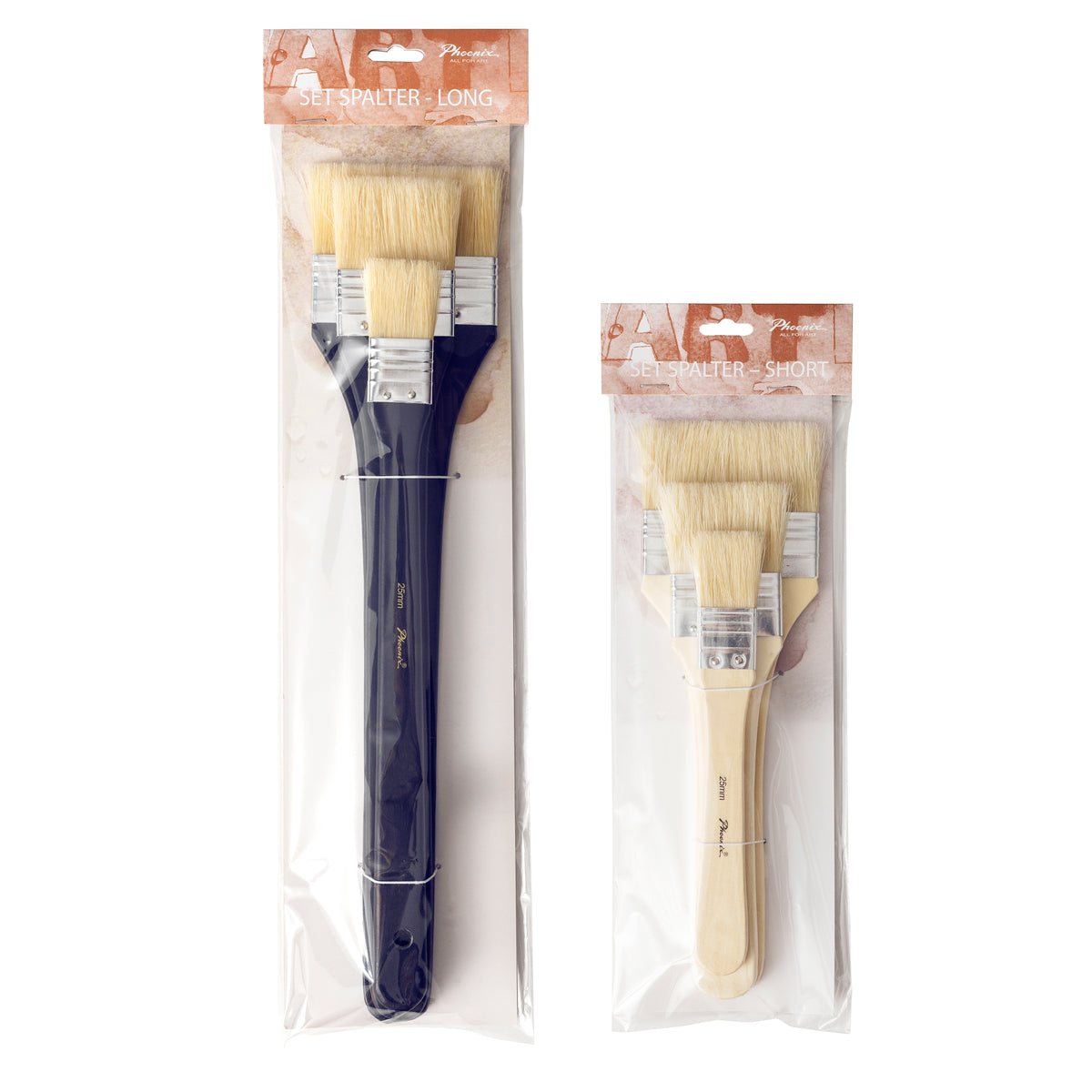 Set de paletinas de cerda natural | 3 piezas