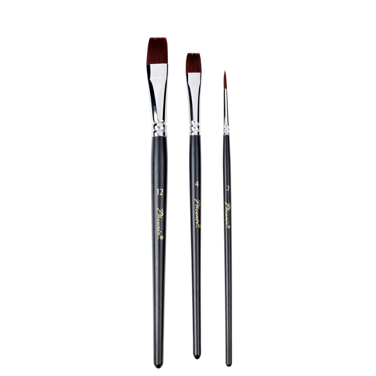 Acrylic Starter 1 | Set | Brown nylon | Short handle