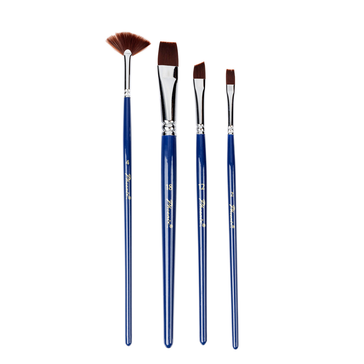 Acrylic & Watercolour Special Effects | Set | Nylon marrón | Mango corto