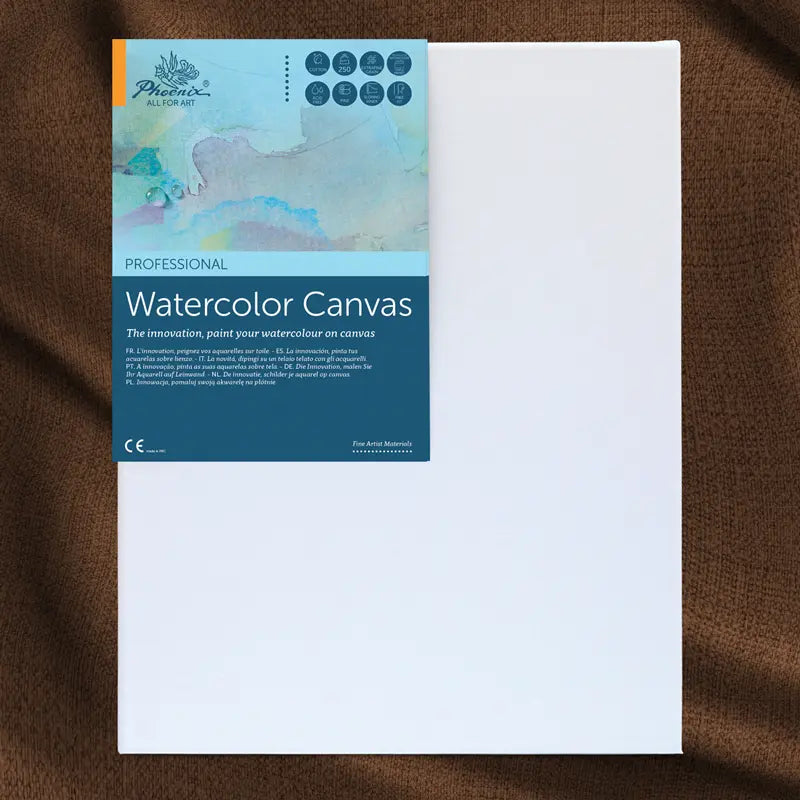 Watercolour Canvas | Préparé pour l’aquarelle | Grain extra-fin
