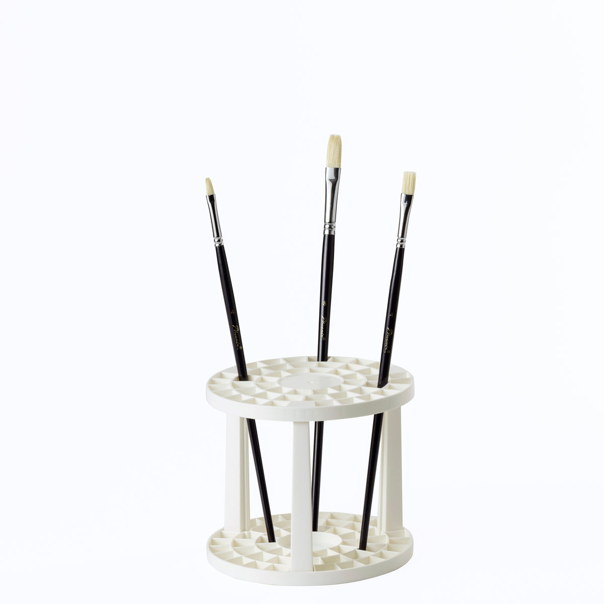 Round Plastic Brush Holder