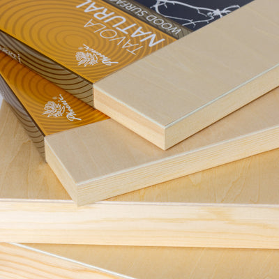 Tablas de madera sobre bastidor