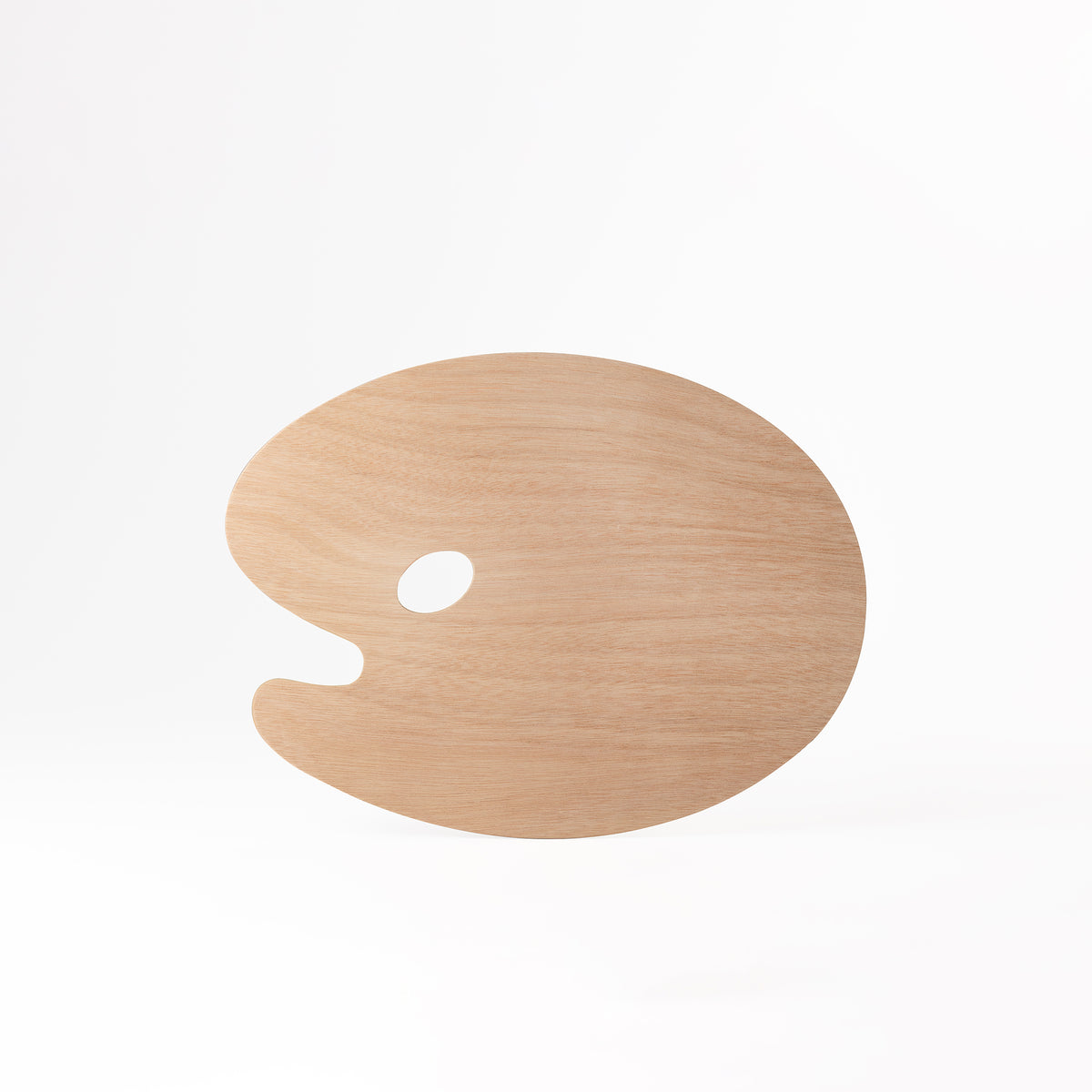 Palette en bois ovale