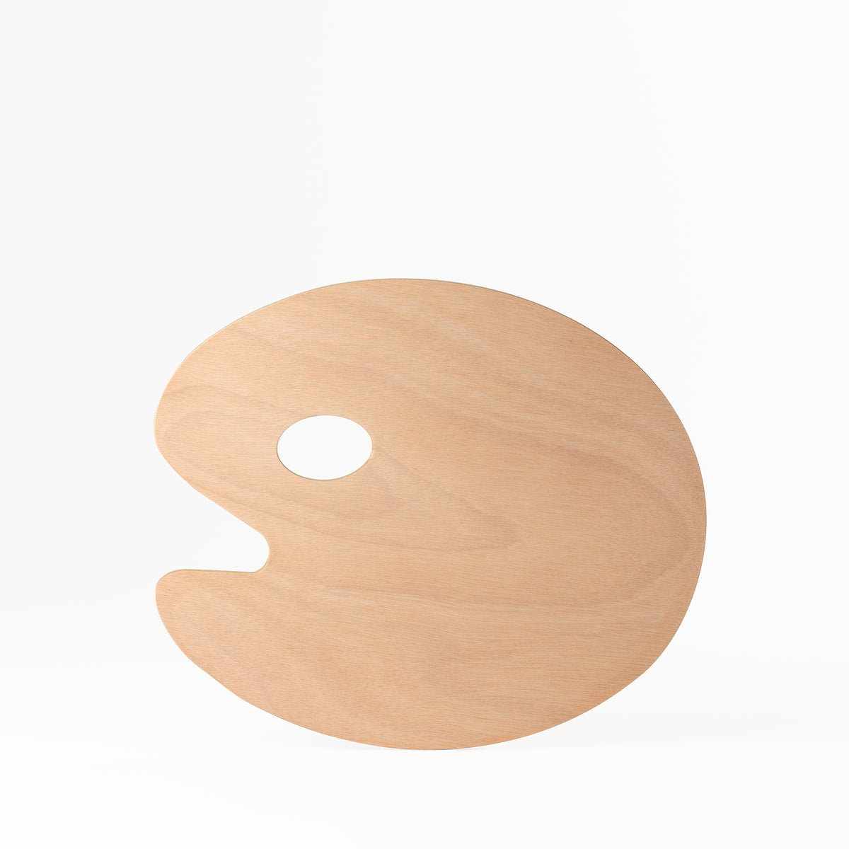 Palette en bois ovale