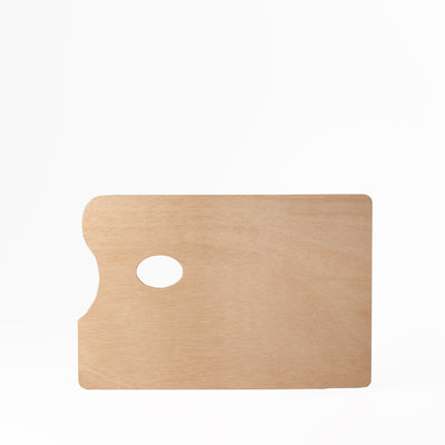 Paleta rectangular de madera