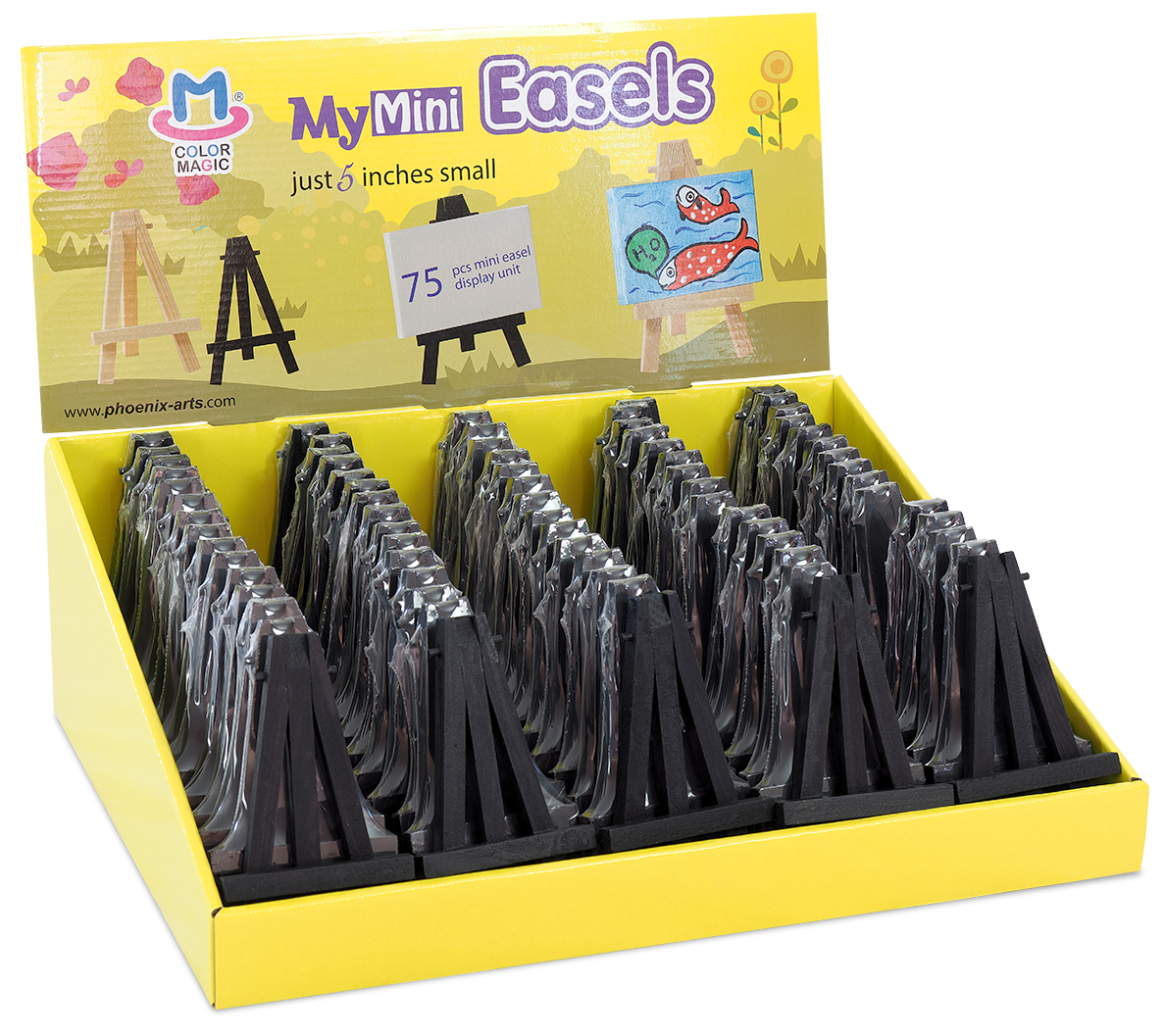 My Mini Easel Display | natural / negro | 12,5 cm
