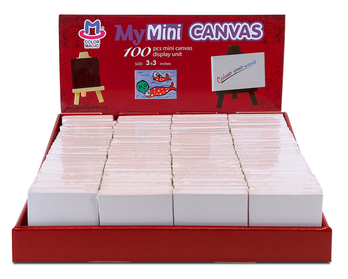 My Mini Canvas Display | White / Black | 7 x 7 cm