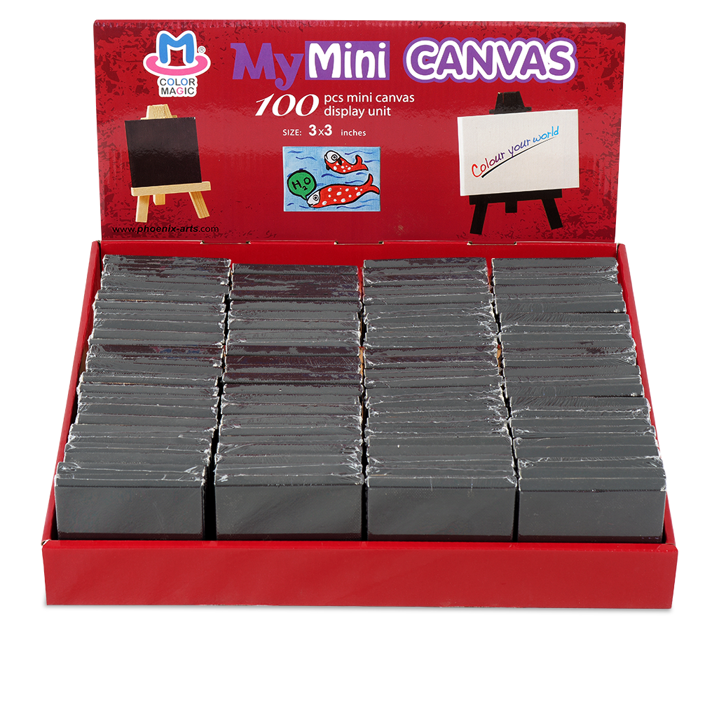 My Mini Canvas Display | White / Black | 7 x 7 cm
