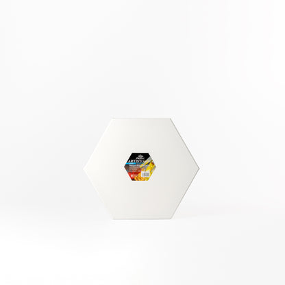 Hexagon Stretched Canvas | Algodón 100% | Grano Medio