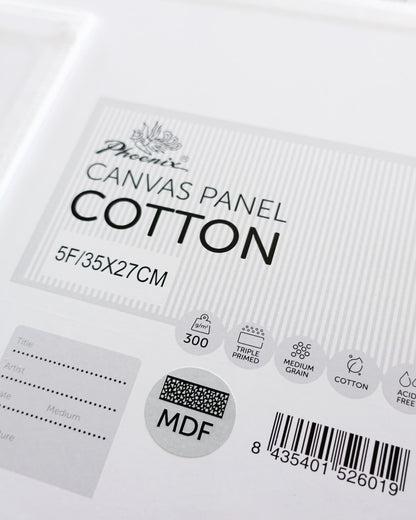 Canvas Panel Cotton Star | Cotton | Medium Grain