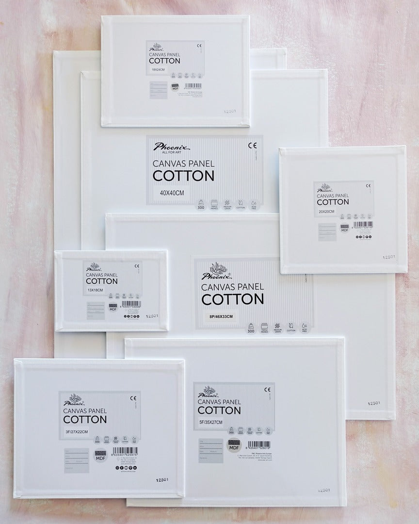 Canvas Panel Cotton Star | Cotton | Medium Grain