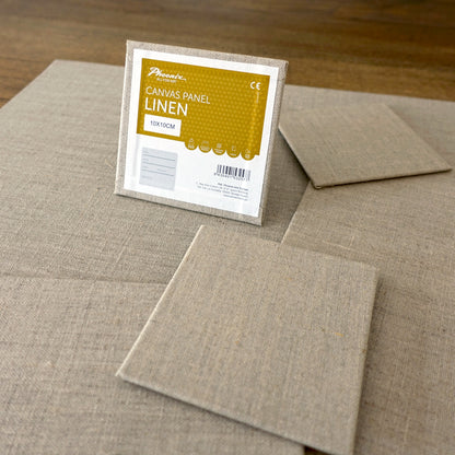 Linen Canvas Panel | Linen | Transparent Primed