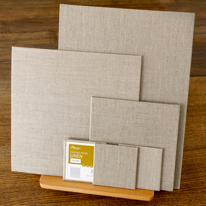 Linen Canvas Panel | Linen | Transparent Primed