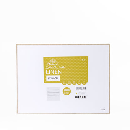 Linen Canvas Panel | Linen | Transparent Primed