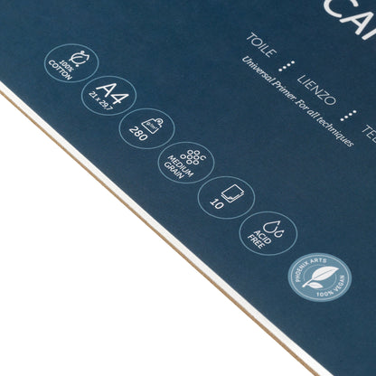 Canvas Pad | Lienzo 100 % algodón | Grano medio