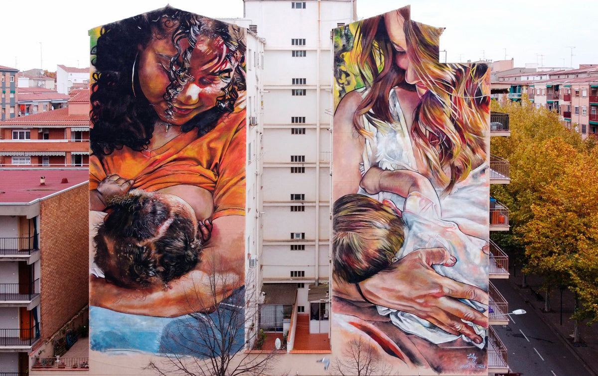 Llavors de Vincle (2022) Lleida · Pintura mural urbana en técnica mixta.&nbsp;