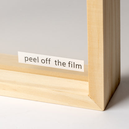 Wood Floating Frame