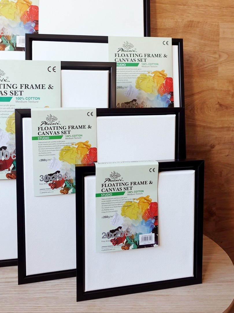 Prime Cotton Canvas & Floating Frame Set | Studio