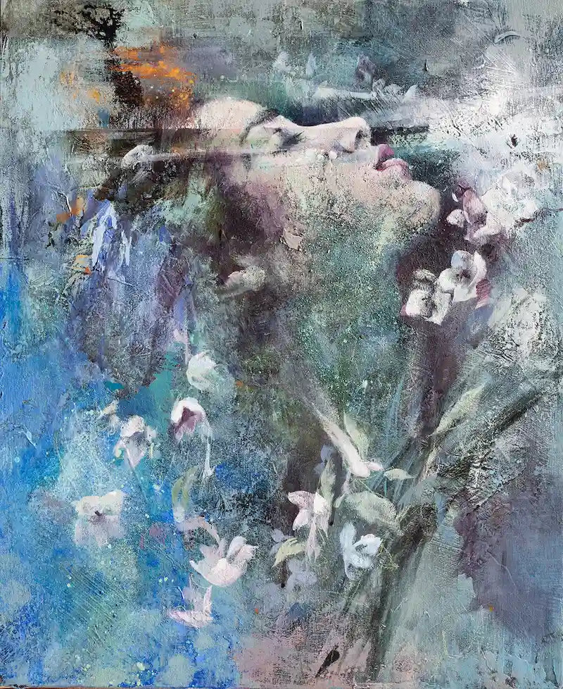 “Ondina”. Acrílico sobre lienzo