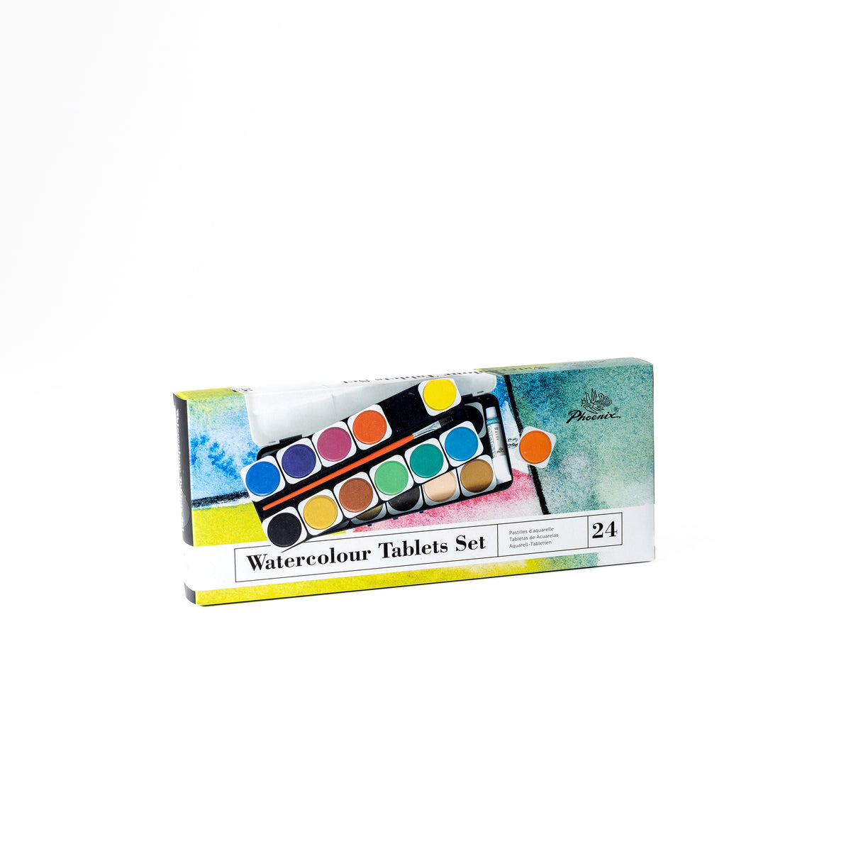 Phoenix Studio | Watercolour Pan Set | 24 Colours