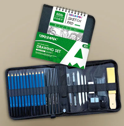 Set de dibujo Aureuo | 30 piezas