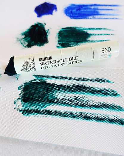Artist | Set de barras de pintura al óleo solubles en agua | 6 × 37 ml | Espátula