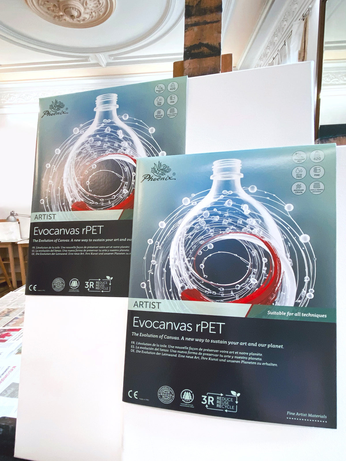 Nuevo lienzo Evocanvas rPET de Phoenix Arts