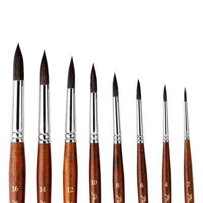 Master Round Brushes | Petit gris & nylon | Series 3915