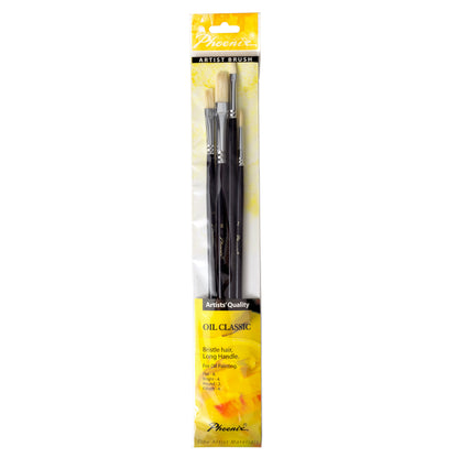 Oil Classic | Set | Bristle hair | Long handle
