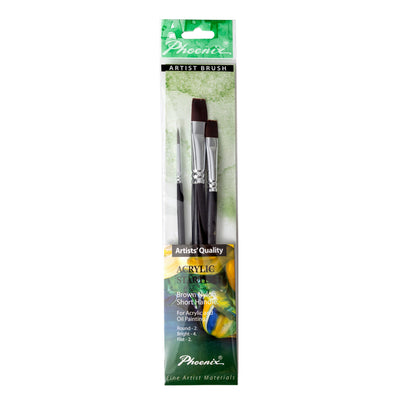 Acrylic Starter 1 | Set | Nylon brun | Manche court