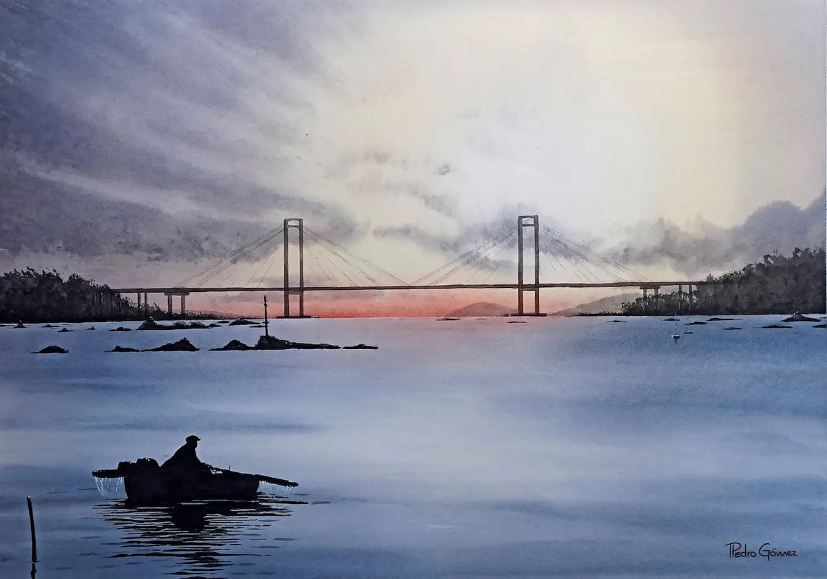 « Rande ». 50x70 cm, Aquarelle