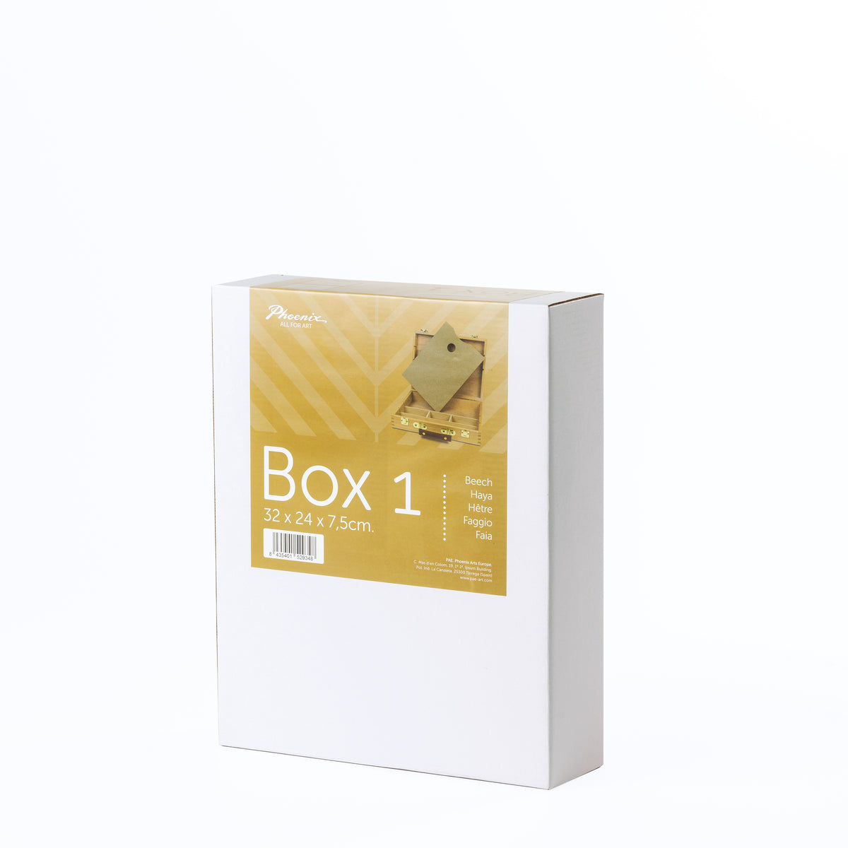 Beech Box | caja de madera para pintura