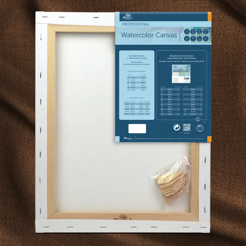Watercolour Canvas | Préparé pour l’aquarelle | Grain extra-fin