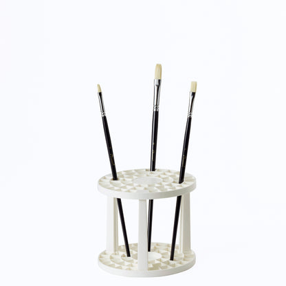 Round Plastic Brush Holder